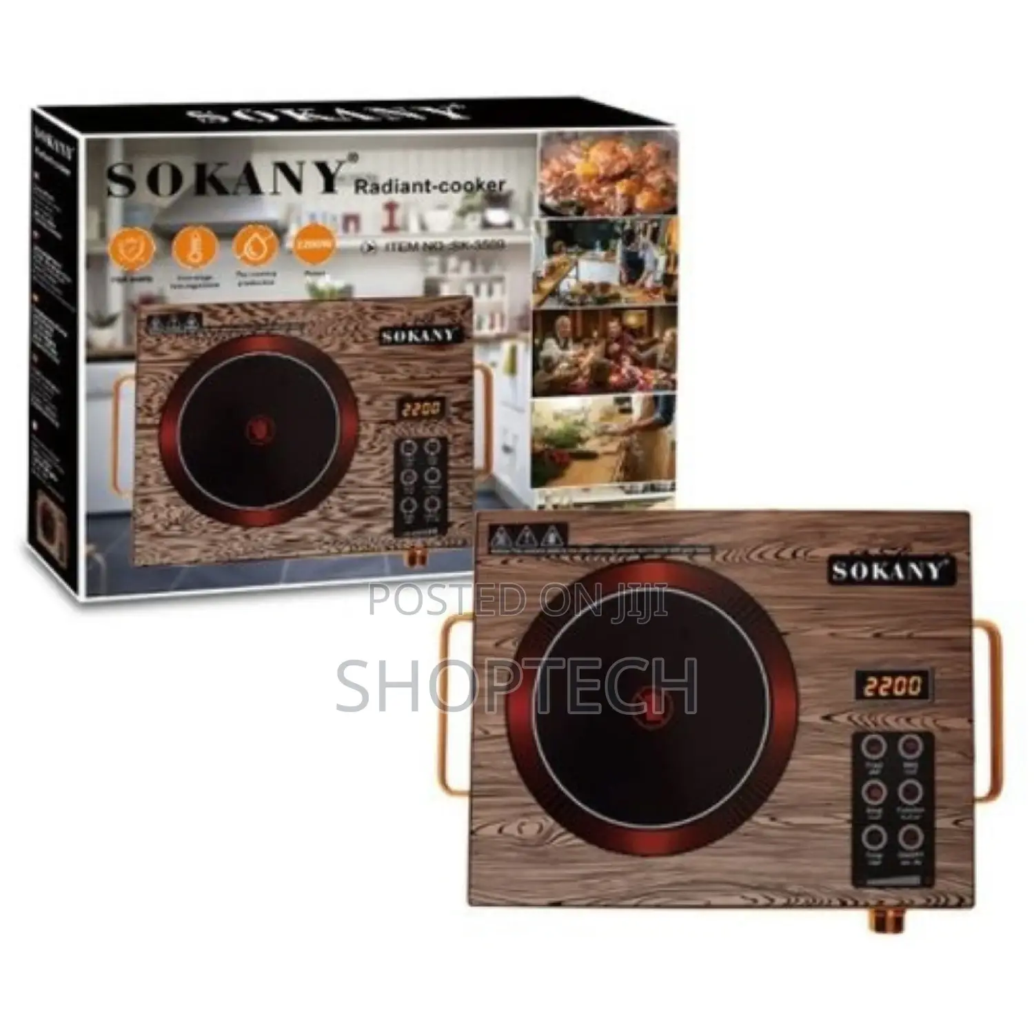 Single Plate Halogen Induction Electric Cooker