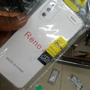 Oppo Reno4 Transparent Case With Shock Proof Bumps