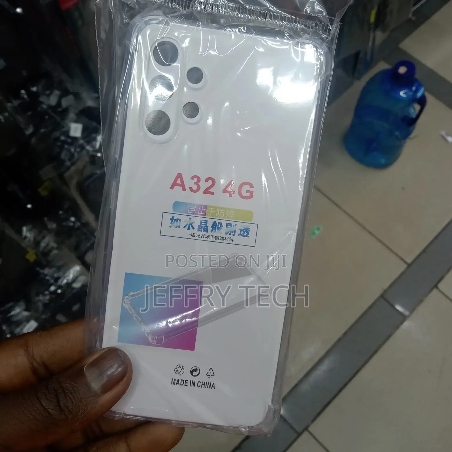 Samsung A32 4G Core Transparent Case With Shockproof Bumps