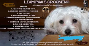 Professional, Certified Dog Groomer.