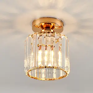 Round Crystal Ceiling Light