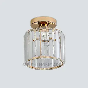 Round Crystal Ceiling Light
