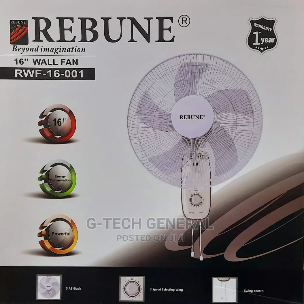 16 Inches Rebune Wall Fan