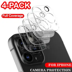 4pcs Camera Lens Screen Protector for iPhone 14 13 12 Pro Ma
