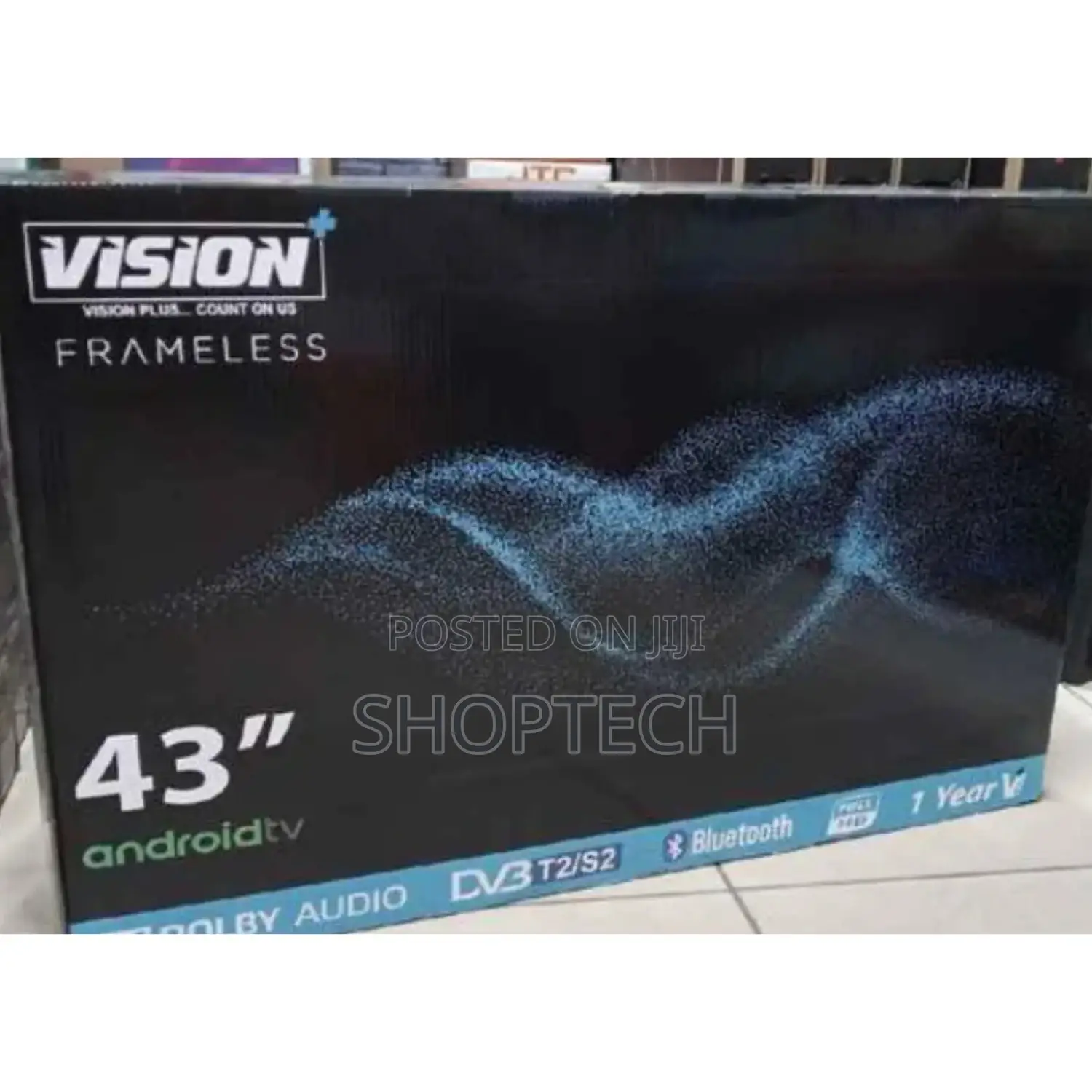 Vision Plus 43 Inch Flameless Smart Android Tv