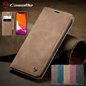 iPhone 13 12 Pro Max 11 XR 8 Magnetic Wallet Case Flip L