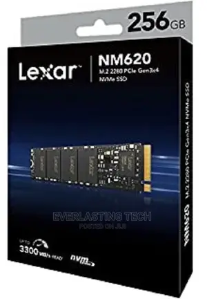 Lexar Lnm620 Internal SSD M.2 Pcie Gen 3*4 Nvme 2280 256gb