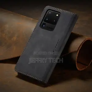 Caseme for Samsung Galaxy S20 Ultra Case , Leather Magnetic
