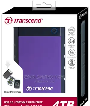 Transcend External HDD 4tb Purple