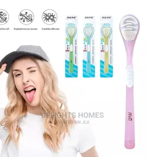 Double Sided Silicone Tongue Cleaner