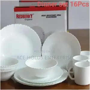 Plain White Dinner Set