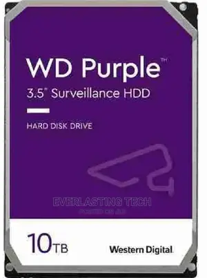 WD Purpletm Pro Surveillance Hard Drive 10TB, 256 MB, 7200