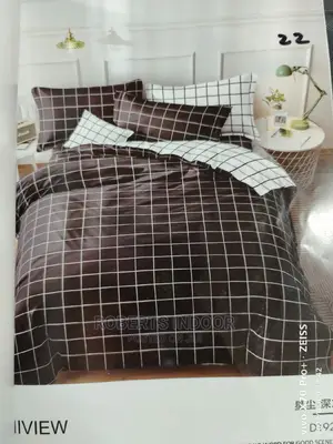Black White Cotton 7*8 Duvet