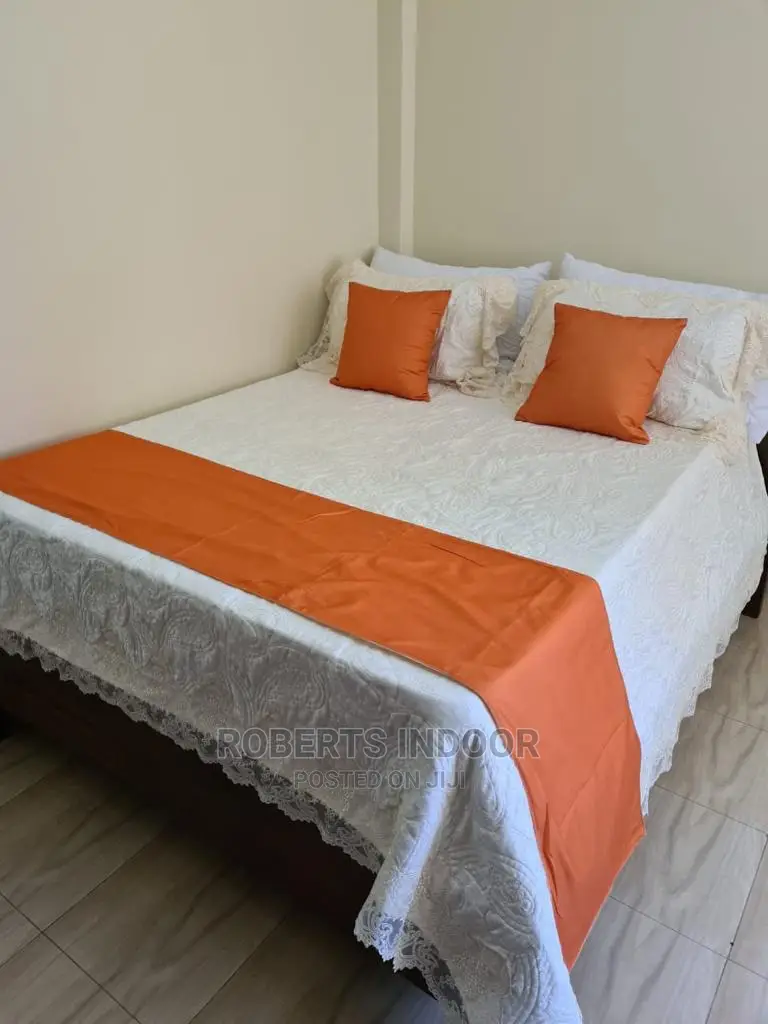 Orange Bed Runner