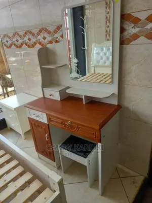 Brown and Cream Dresser