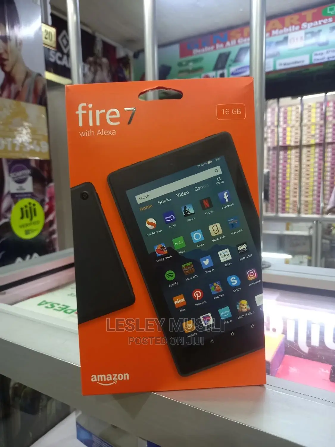 New Amazon Fire 7 16 GB Black