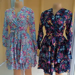 Floral Layered Skater Dress