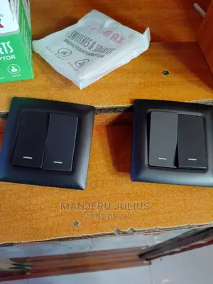 2gang2way Black Switch