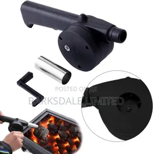 BBQ Fan Hand Blower Fire Starter Barbecue Charcoal Lighter