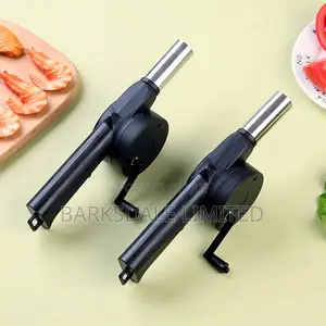 BBQ Fan Hand Blower Fire Starter Barbecue Charcoal Lighter