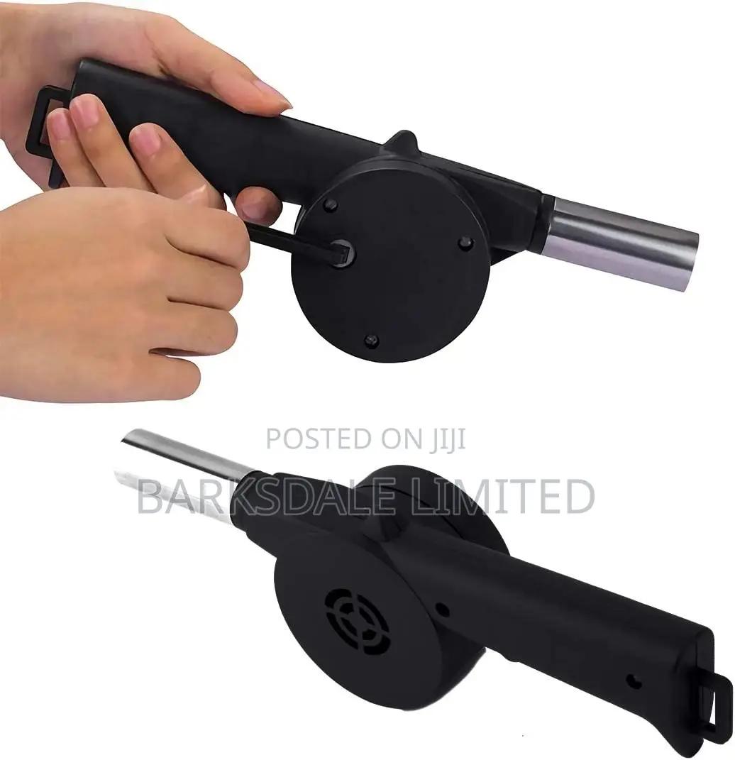 BBQ Fan Hand Blower Fire Starter Barbecue Charcoal Lighter