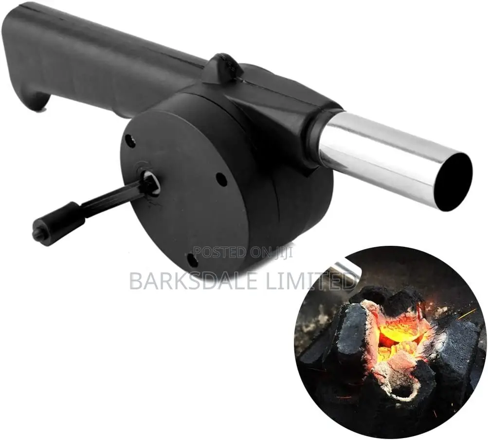 BBQ Fan Hand Blower Fire Starter Barbecue Charcoal Lighter