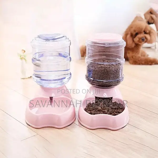 Pet-Icon Automatic Dog Cat Waterer Feeder Bundle Set