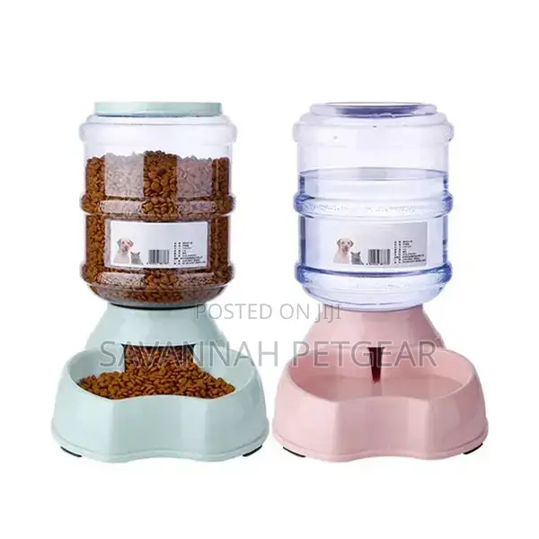 Pet-Icon Automatic Dog Cat Waterer Feeder Bundle Set