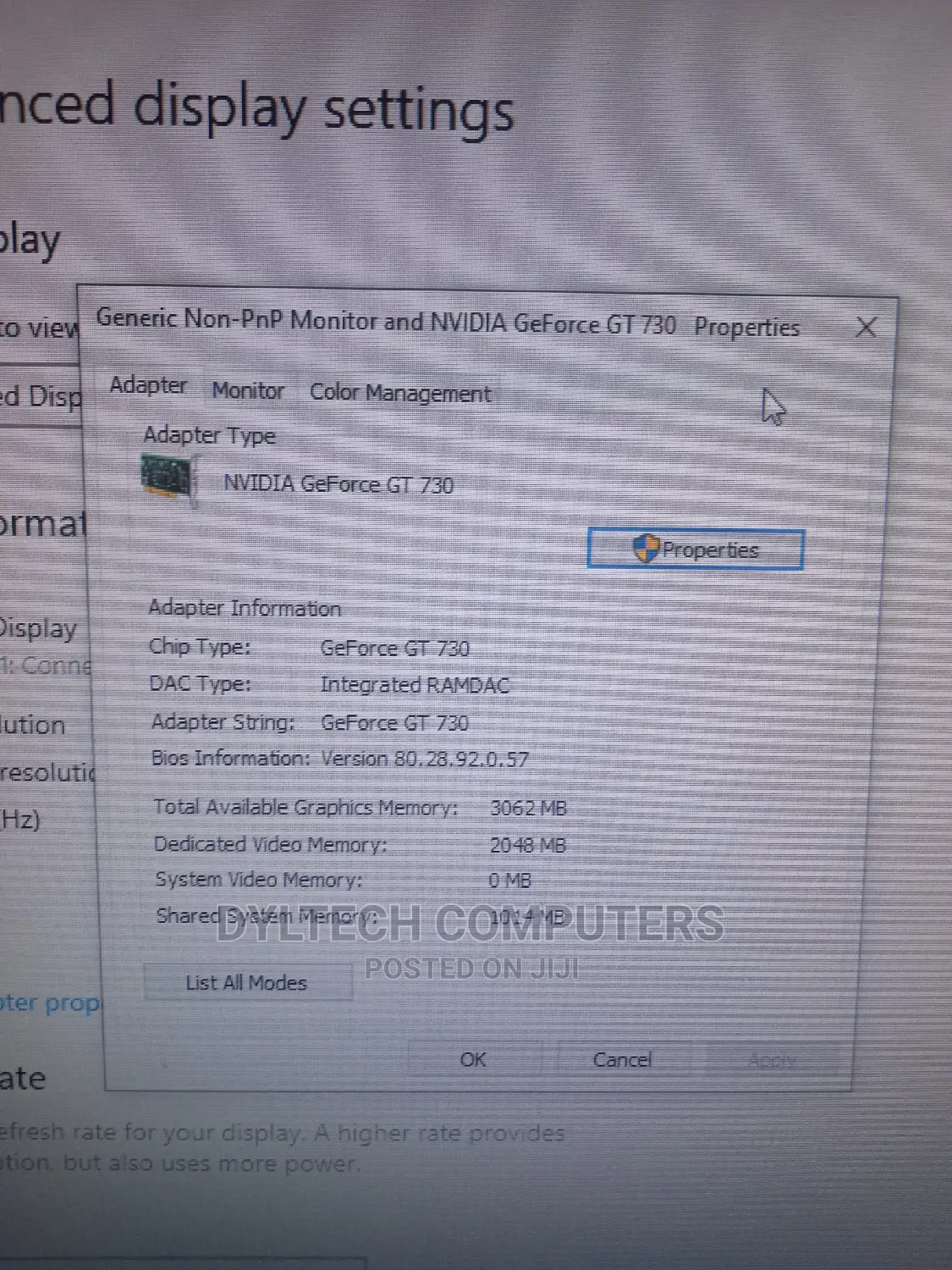 GT730 2GB Graphics Card