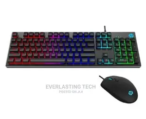 HP Gaming Keyboard and Mouse KM300F Colorful Backlit Light