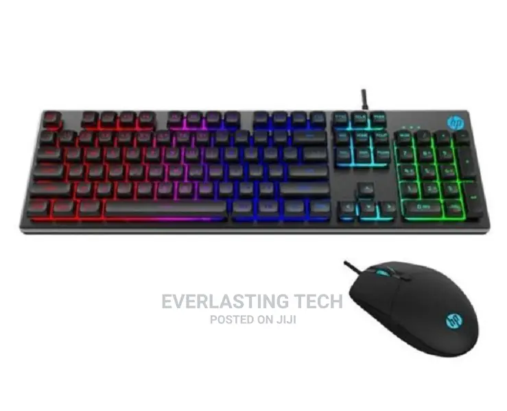 HP Gaming Keyboard and Mouse KM300F Colorful Backlit Light