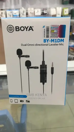Boya Dual Lavalier Microphone