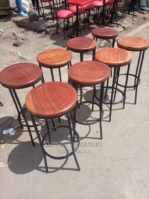 Wooden Back Less Stools