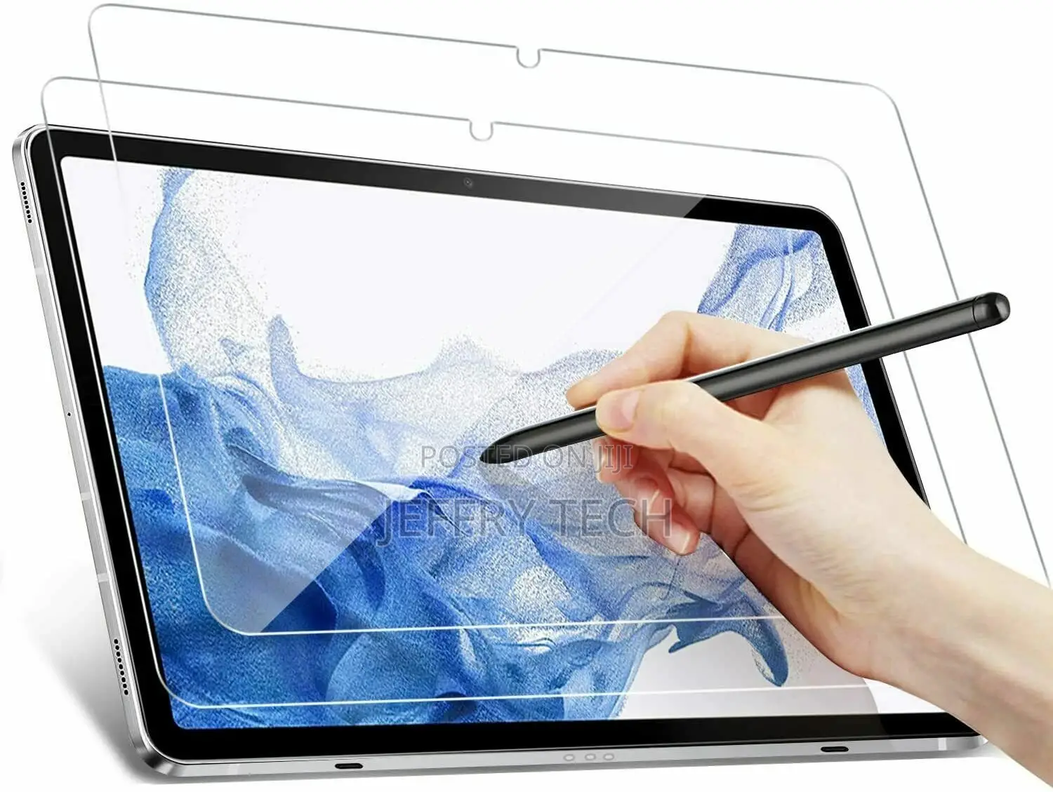 Samsung Galaxy Tab S8plus Tempered Glass Screen Protector X8