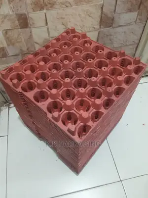 Maroon Egg Trays