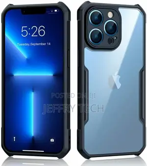 iPhone 13 Pro Max Case Shockproof Soft TPU Frame Clear Acryl