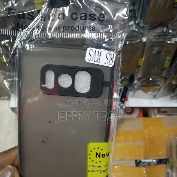 Back Cover for Samsung Galaxy S8, Smoke Frosted Back Case Wi