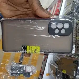 Back Cover for OPPO A53 (Black Shockproof Smoke Matte Finish