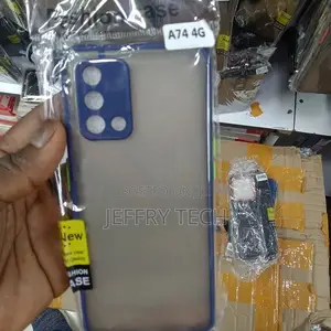 Smoke Mobile Cover for Oppo A74 5G Camera Protection Phone C