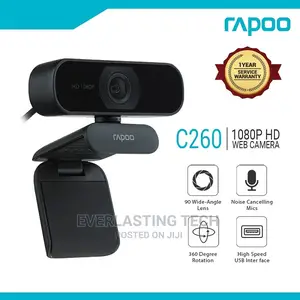 Rapoo C260 | 1080p HD Webcam | Built-In Dual Noise Reduction