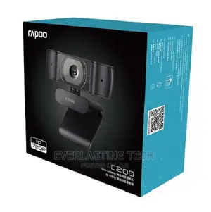 Rapoo C200 | 720p HD Webcam | Super Wide Angle With Micropho