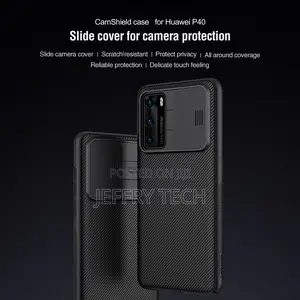 NILLKIN Classic Texture Camshield Slide Case for HUAWEI P40