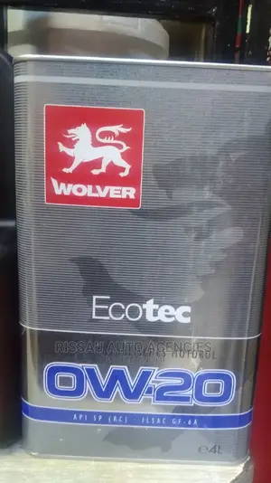 Wolver 0w20 Ecotech Engine Oil Meets SP (RC) Specifications.