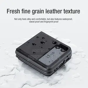 Leather Flip Protective Case for Samsung Galaxy Z Flip 4 5G