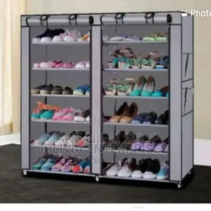 Grey Shoe Rack