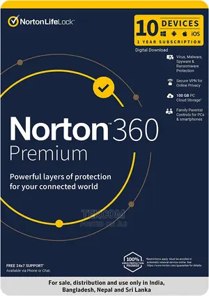Norton 360 Premium10 Users Total Security for PC,Mac