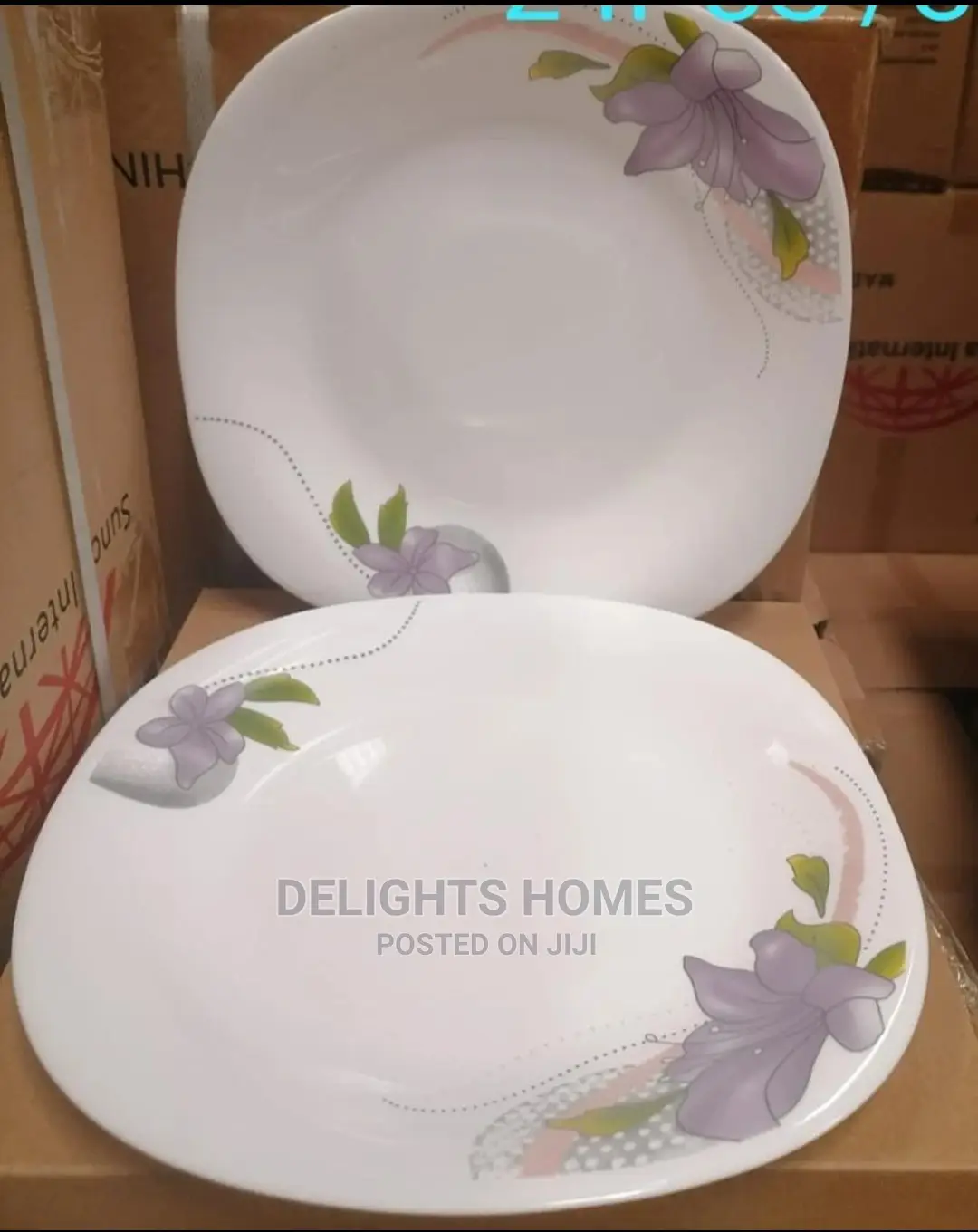 Set of 6 Quadra Plates