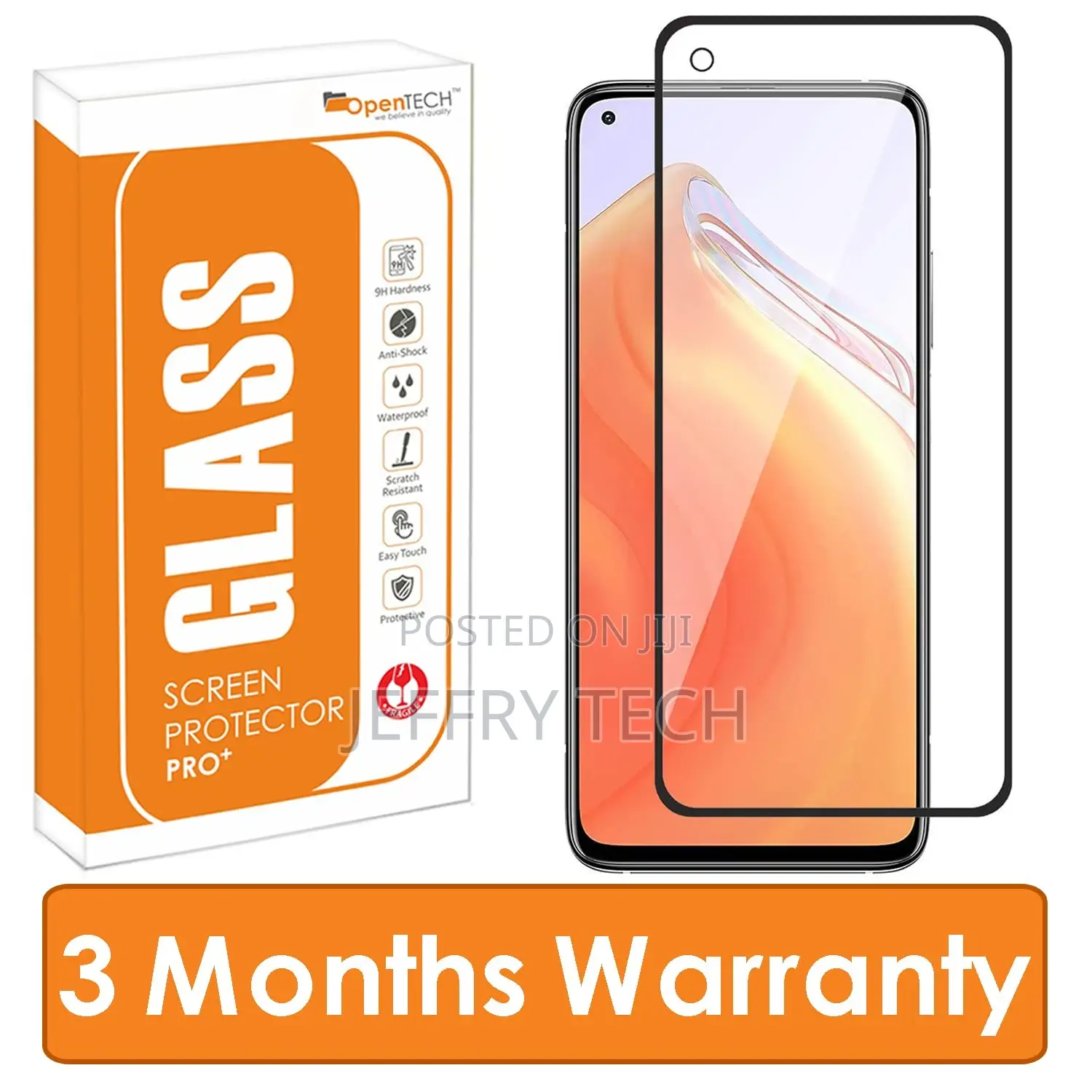 Tempered Glass Screen Protector Compatible for Xiaomi Mi 11