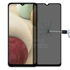 Anti-Peeping Tempered Glass Film for Samsung Galaxy A12 / On