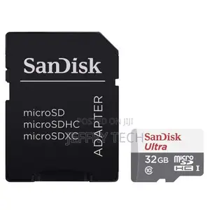 32GB Sandisk UHS-I Microsdhc Memory Card